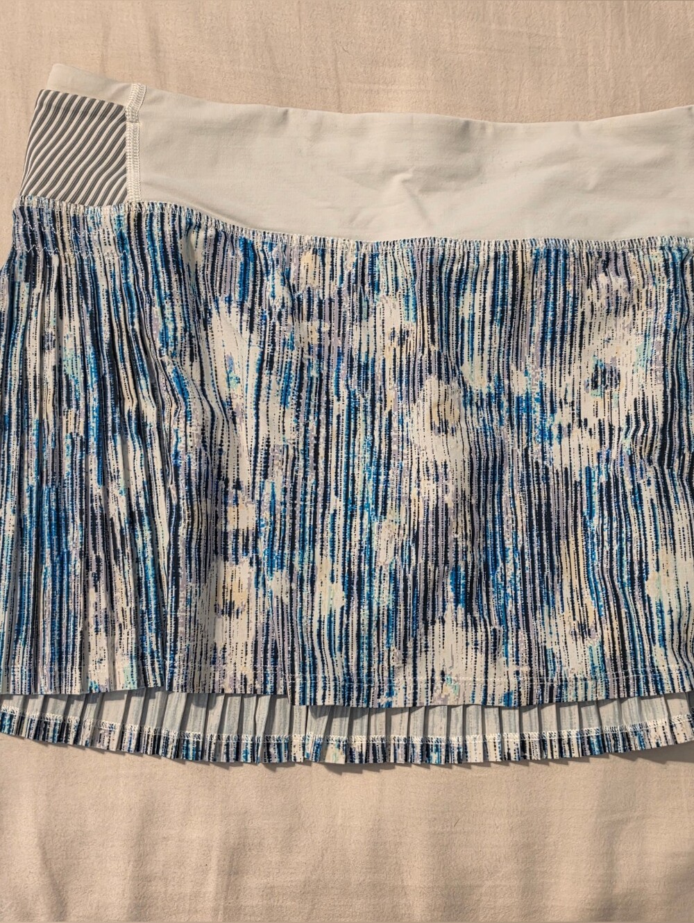 Lululemon Time To Shine Skirt Size 6 Pleated Tennis Skort Blurry Belle Blue